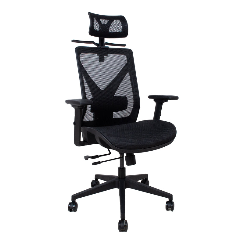 Task chair MIKE black mesh - 14514