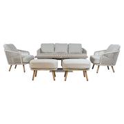 Garden furniture set MALISE 6-parts, beige - kuva 5