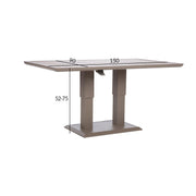 Table MARENDA 150x90xH2-75cm, greyish beige - kuva 2