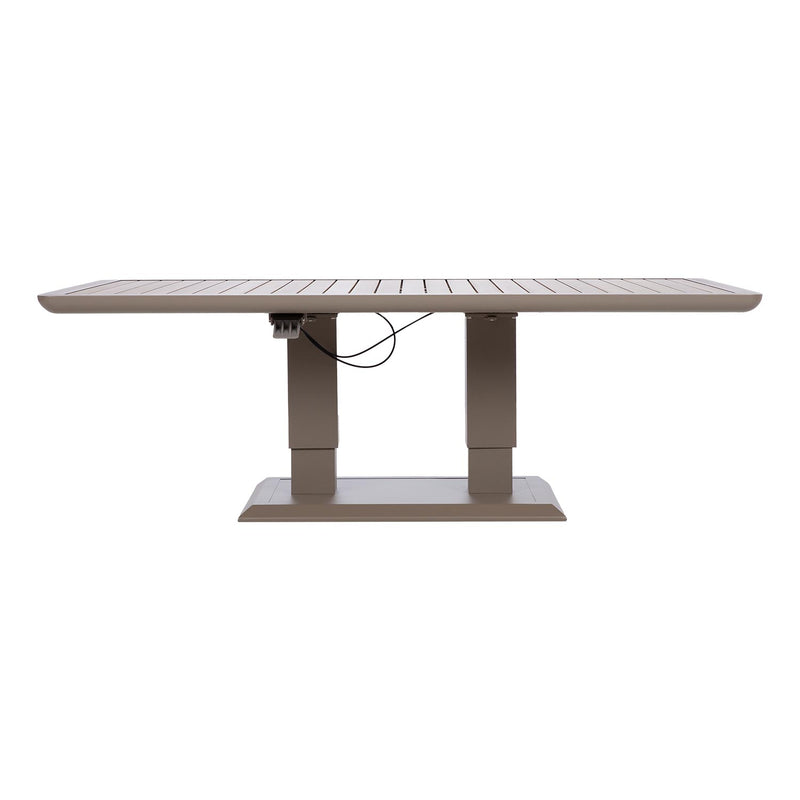 Table MARENDA 150x90xH2-75cm, greyish beige - kuva 6