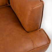 Sofa LEO 2-seater, light brown - kuva 10