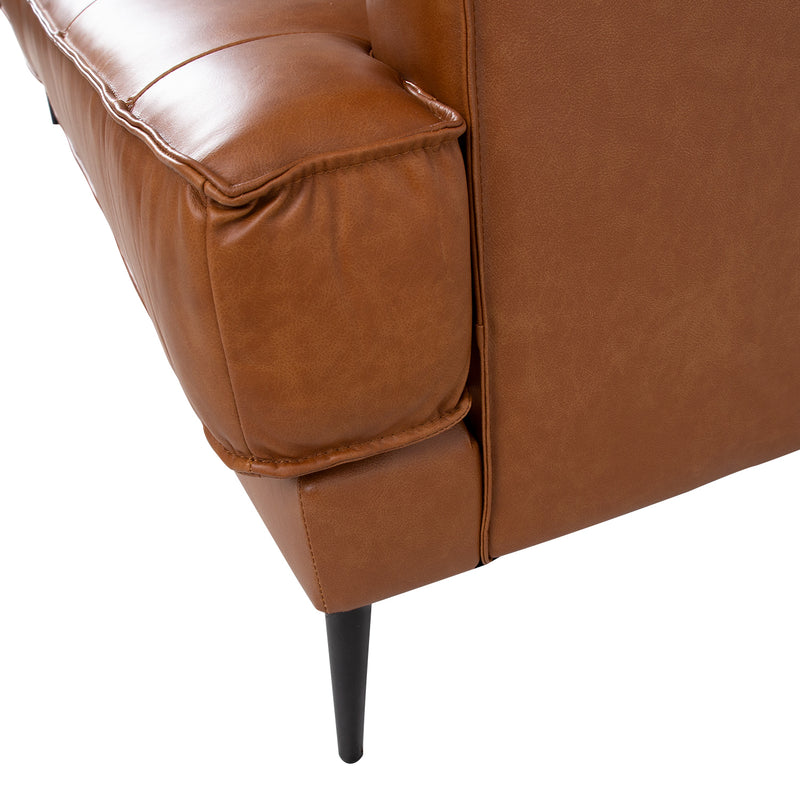 Sofa LEO 3-seater, light brown - kuva 8