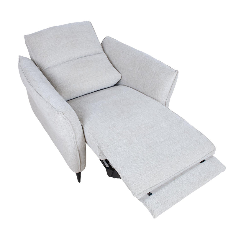 Recliner armchair MIAMI with electric mechanism, light beige - kuva 6
