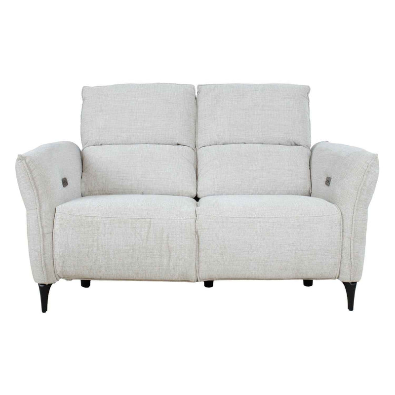 OLO Miami 2-istuttava recliner-sohva sähkösäädöllä, vaaleanbeige