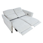 Recliner sofa MIAMI 2-seater with electric mechanism, light beige - kuva 5