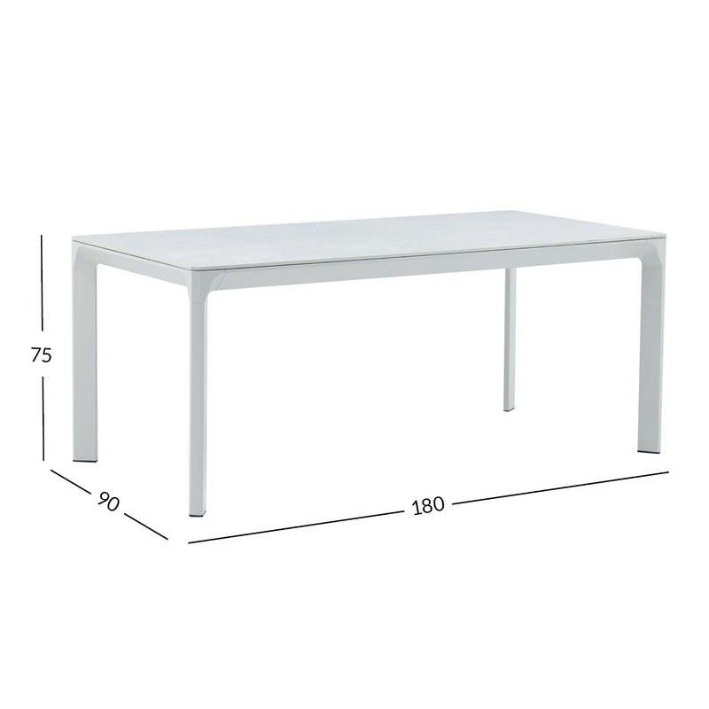 Table MELROSE 180x90xH75cm, beige - kuva 2