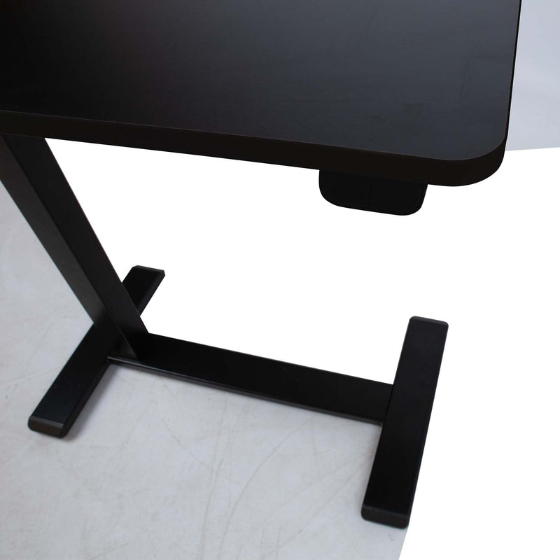 Desk ERGO with 1 motor 70x40xH65-103cm, black - kuva 5