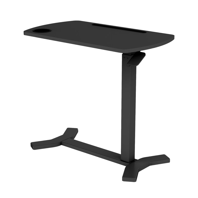 Desk ERGO with one leg 70x40xH67,5-106cm, manual, black - 18709