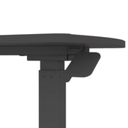 Desk ERGO with one leg 70x40xH67,5-106cm, manual, black - kuva 4