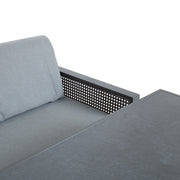 Garden furniture set DELGADO corner sofa, table and bench - kuva 5
