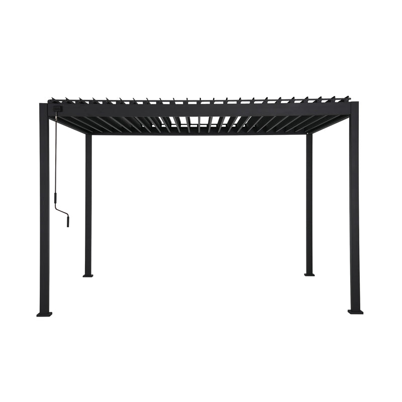 Gazebo MIRADOR-88 3x3m, dark grey - kuva 3