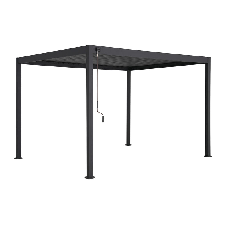Gazebo MIRADOR-88 3x3m, dark grey - kuva 4