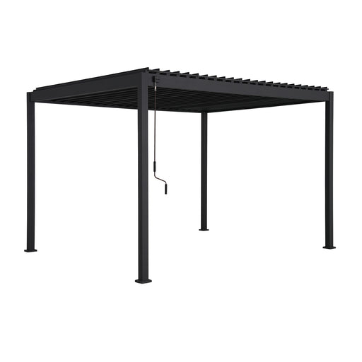 Gazebo MIRADOR-88 3x3m, dark grey - 19487