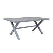 Table CORINNA 180x100x74cm, light grey - 19510