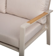 Garden furniture set UPLAND table and corner sofa, beige - kuva 7