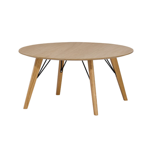 Coffee table HELENA D80xH45cm, oak - 20075