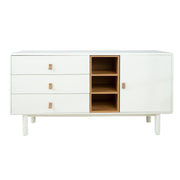 Sideboard IRIS 140x40xH75cm, white - kuva 3