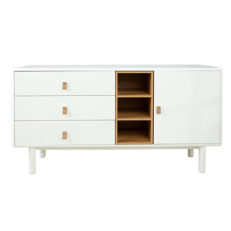 Sideboard IRIS 140x40xH75cm, white - kuva 3