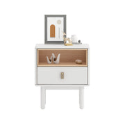 Nightstand IRIS 48x40xH55cm, white - kuva 2