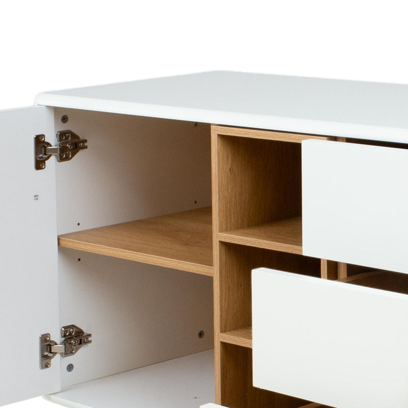 Sideboard IRIS 140x40xH55cm, white - kuva 6