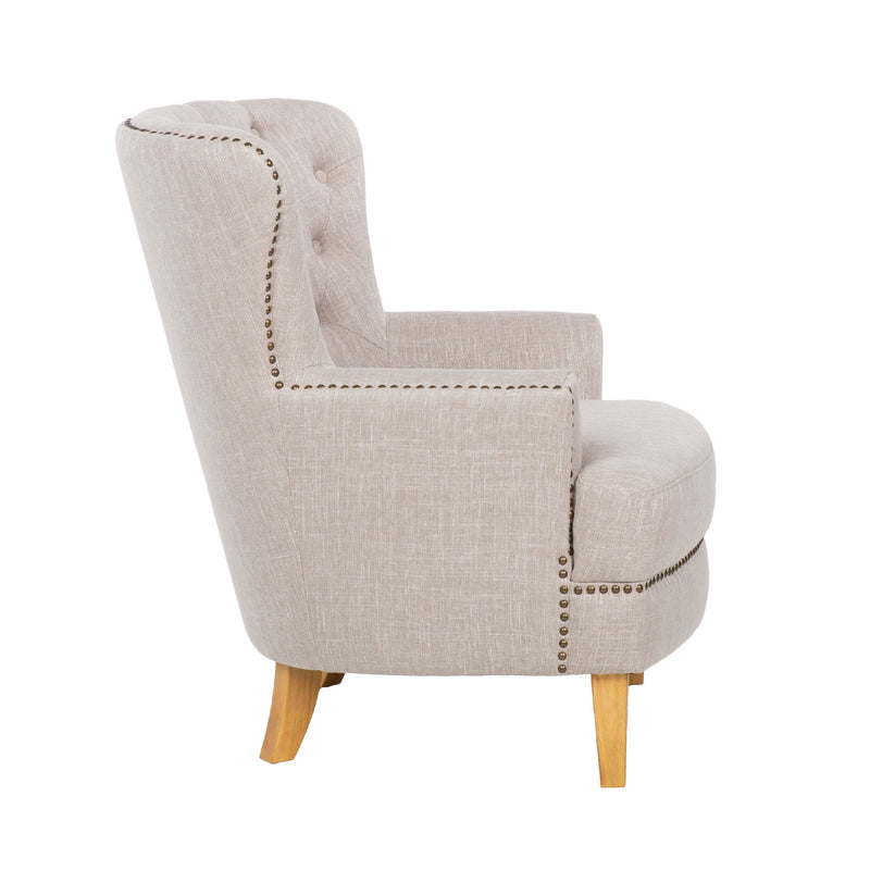 Armchair HOLMES 79x85xH98cm, beige - kuva 4
