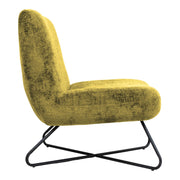 Slipper chair FARICA yellow - kuva 5