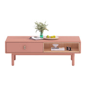 Coffee table IRIS 120x60xH40cm, pink - kuva 2