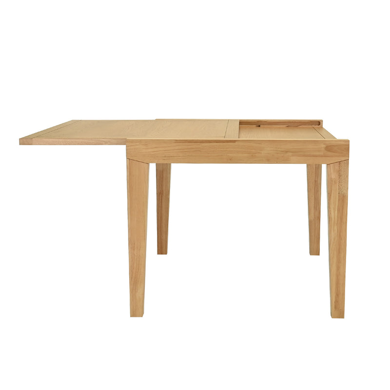 Dining table BOWEN 90+90x90xH76cm, oak - kuva 4