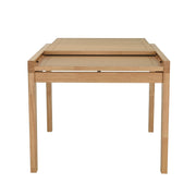 Dining table BOWEN 90+90x90xH76cm, oak - kuva 9