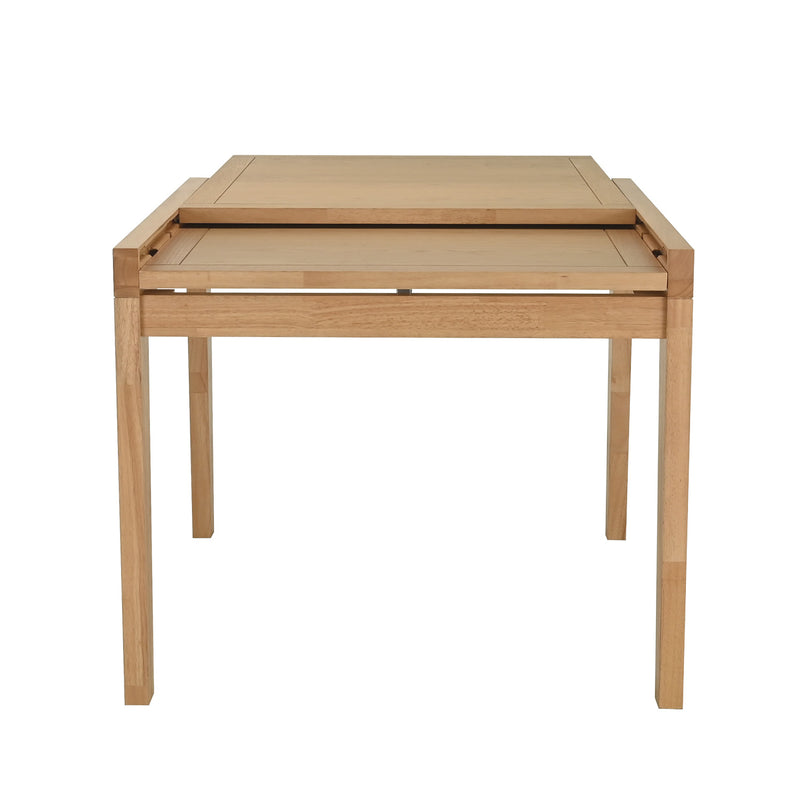 Dining table BOWEN 90+90x90xH76cm, oak - kuva 9