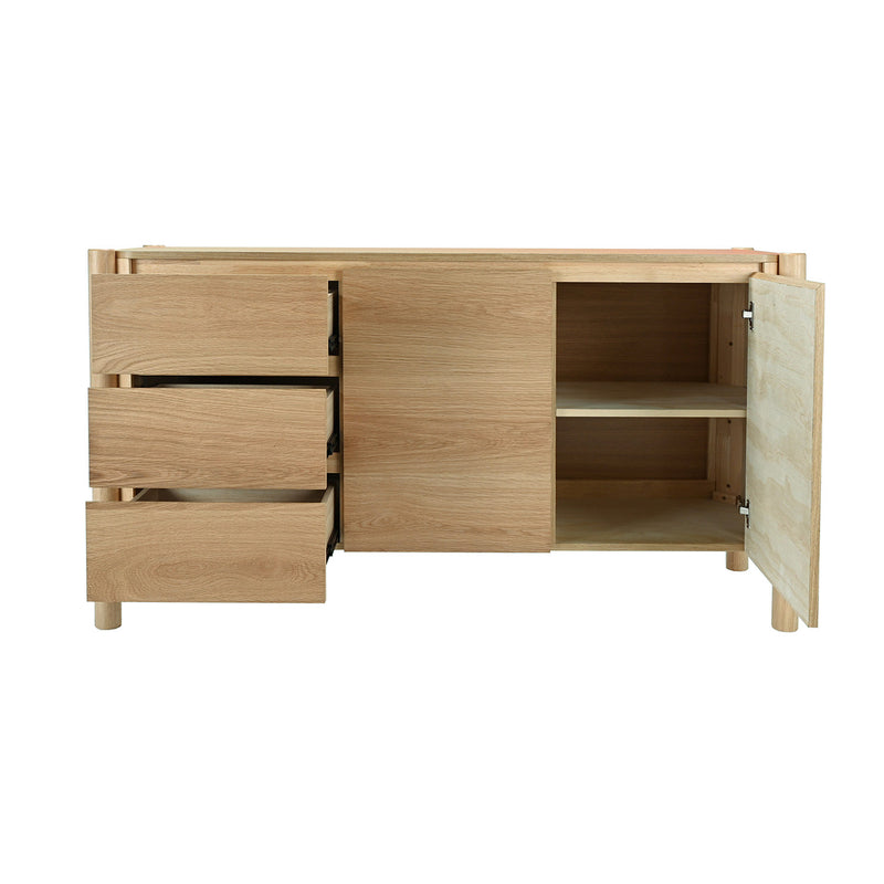 Side board GARDENIA 143x43xH80,5cm, oak - kuva 6