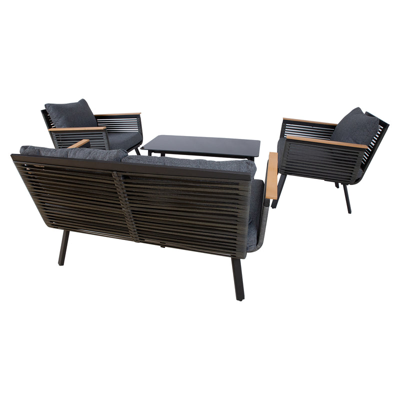 Garden furniture set MALAGA table, sofa and 2 chairs - kuva 7