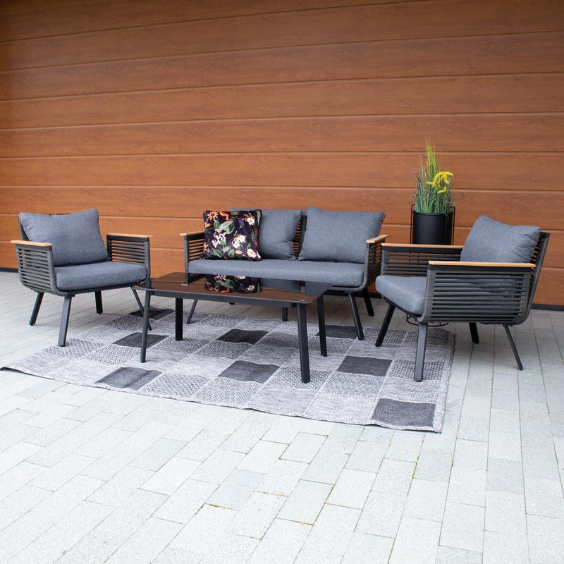 Garden furniture set MALAGA table, sofa and 2 chairs - kuva 9