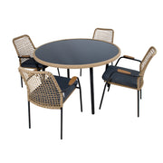 Garden furniture set PRUSSIA table and 4 chairs - kuva 2