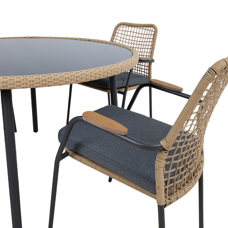 Garden furniture set PRUSSIA table and 4 chairs - kuva 3