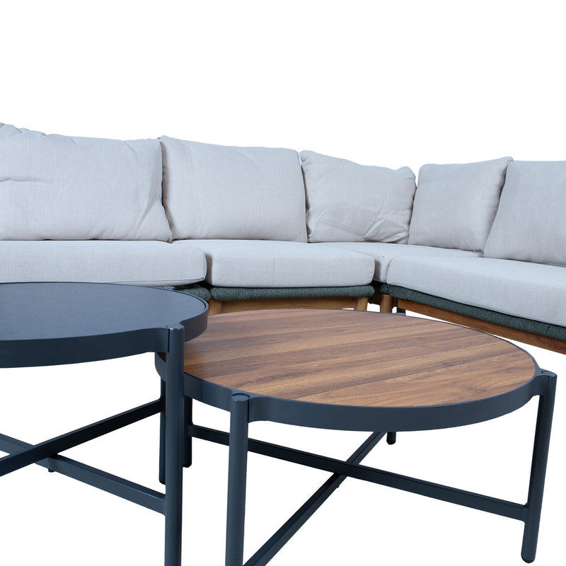 Garden furniture set TUXEDO corner sofa and 2 tables - kuva 6