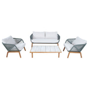 Garden furniture set TUXEDO table, sofa and 2 chairs - kuva 8