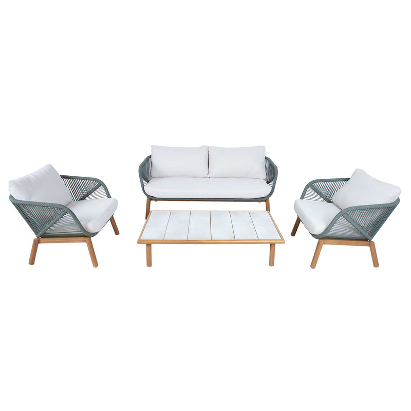 Garden furniture set TUXEDO table, sofa and 2 chairs - kuva 8