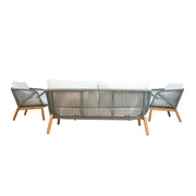Garden furniture set TUXEDO table, sofa and 2 chairs - kuva 9