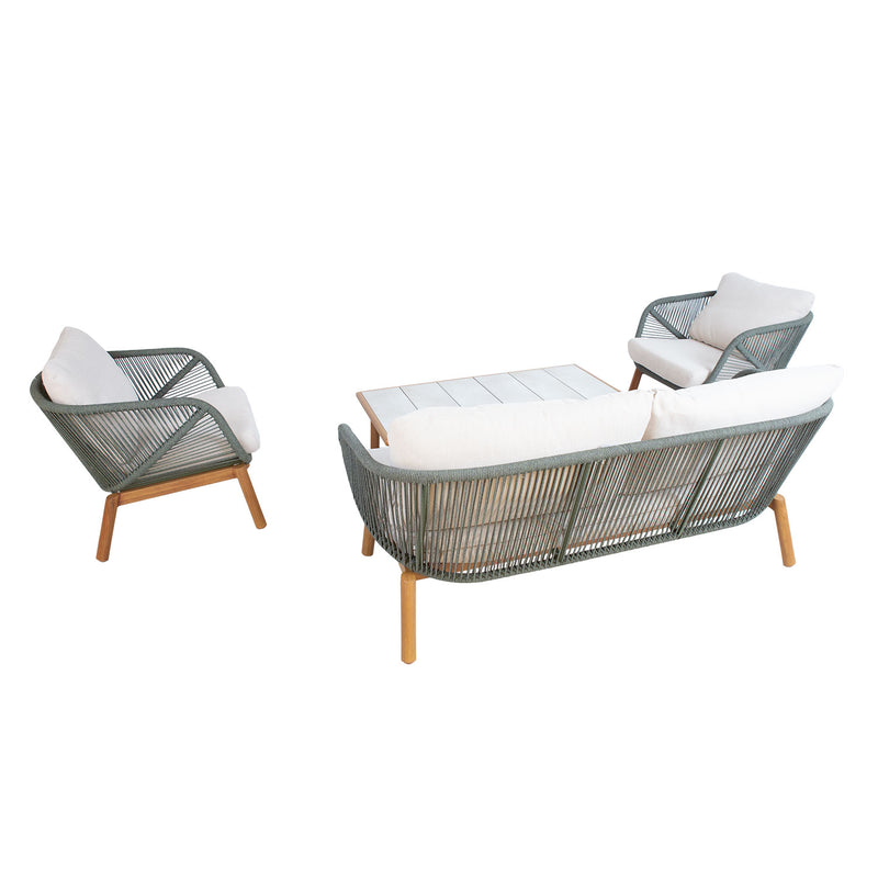 Garden furniture set TUXEDO table, sofa and 2 chairs - kuva 10