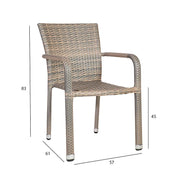 Larache puutarhatuoli, beige