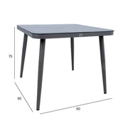 Andros puutarhapöytä, harmaa