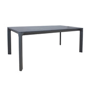 Table CARVES 180x90xH75cm, anthracite - 21191