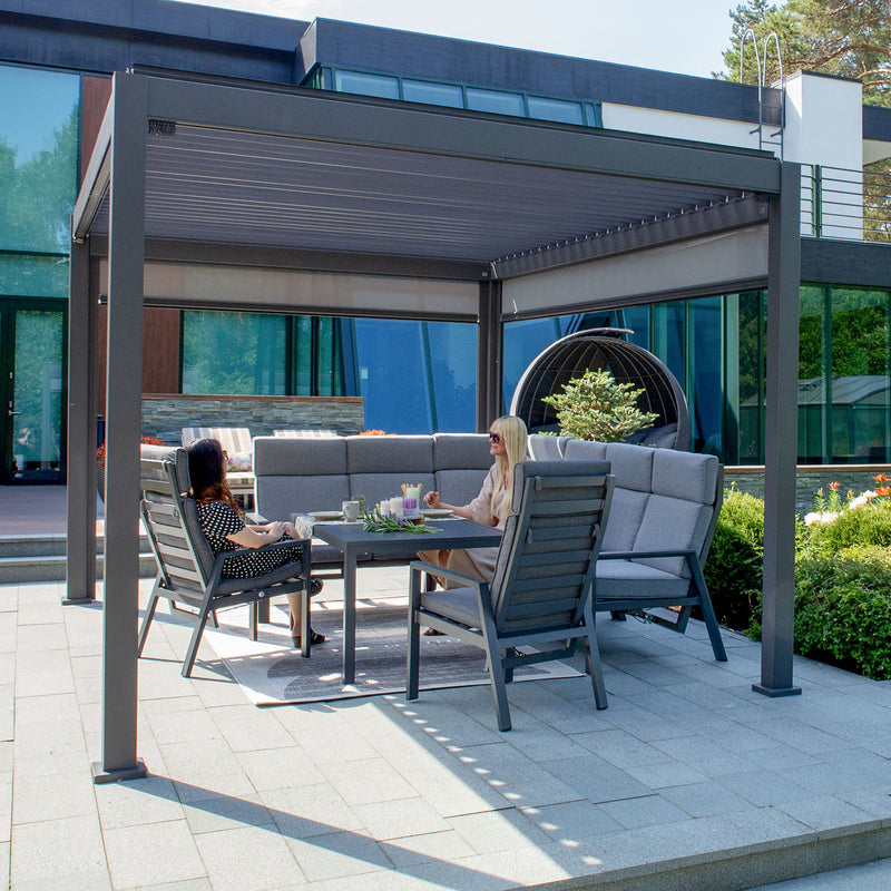 Garden furniture set CASTEN table, corner sofa - kuva 7