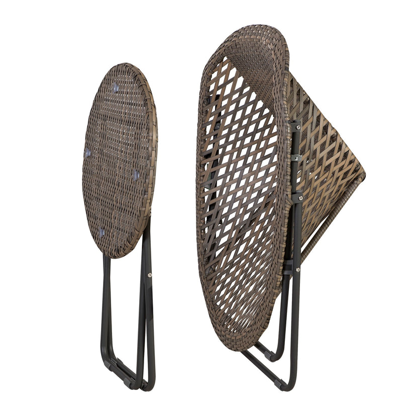 Garden furniture set TURKU 2 chairs and side table - kuva 4