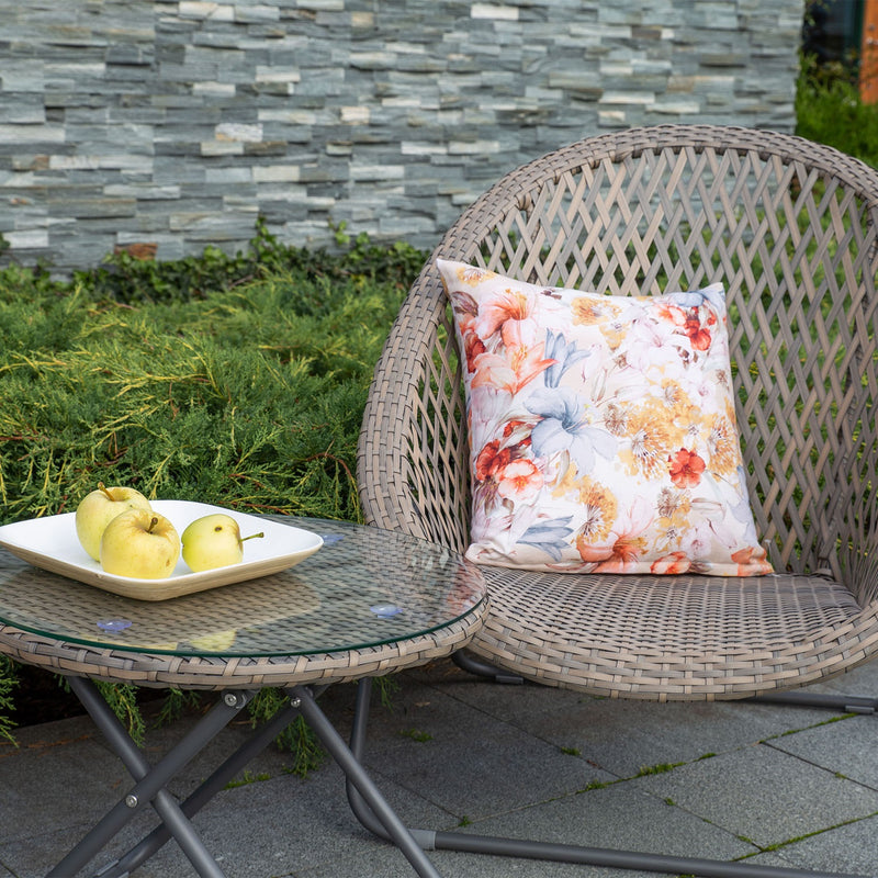 Garden furniture set TURKU 2 chairs and side table - kuva 6