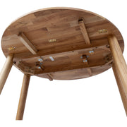 Drop leaf table BIRKA D90xH75cm, oak - kuva 10