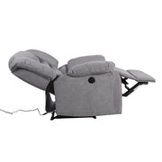 Recliner armchair CYRUS with electric mechanism, grey - kuva 3