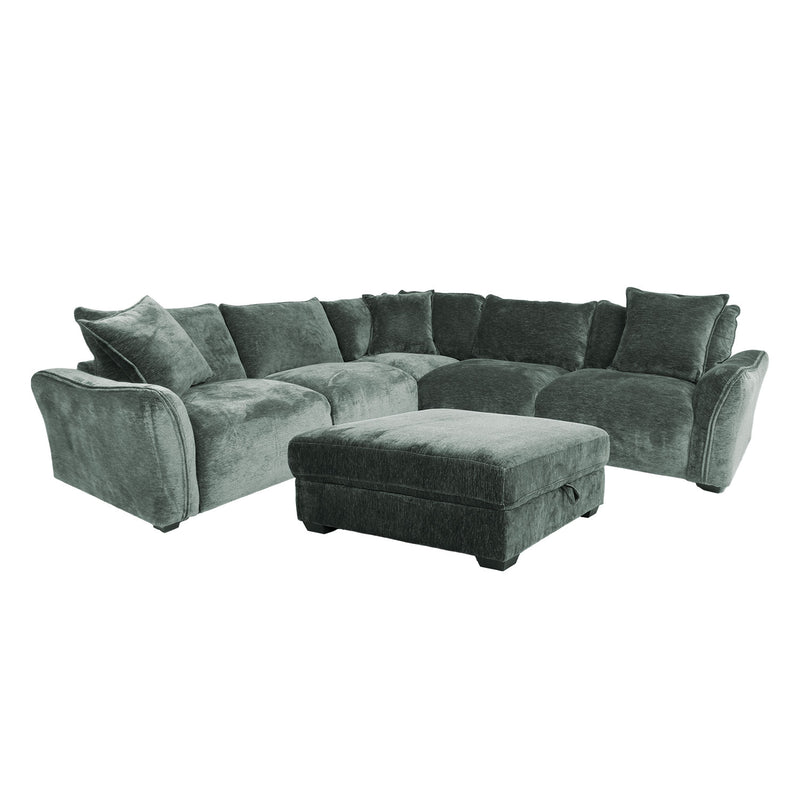Corner sofa and ottoman DIVI - 21714