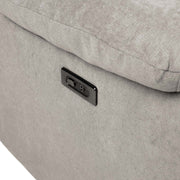 Recliner armchair LOWRI with electric mechanism, grey - kuva 8